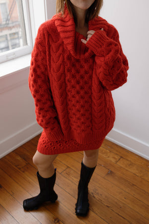 Harper Sweater, Red