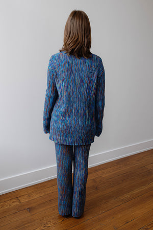 Vega Cardigan, Multi Blue