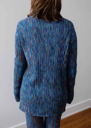 Vega Cardigan, Multi Blue