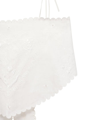Lybid Bandana Top, Milk