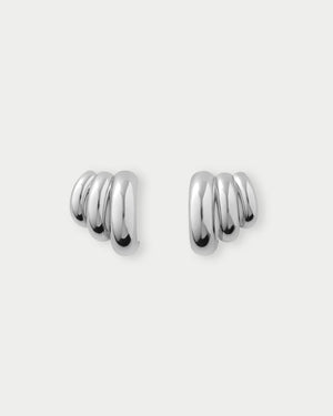 Tripla Hoops, Silver