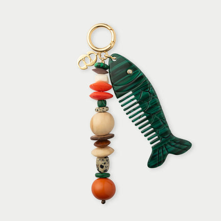 Trout Comb Bag Charm