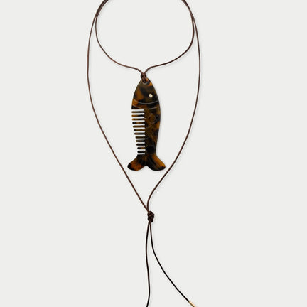 Trout Comb Necklace