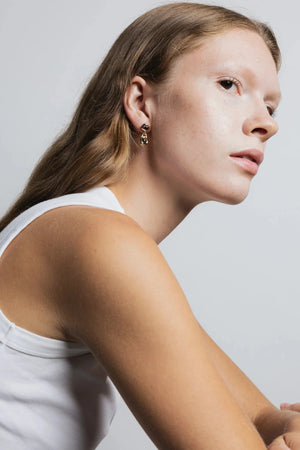 Avery Earrings, Gold