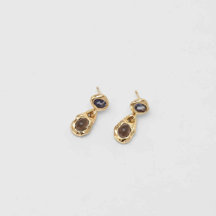 Avery Earrings, Gold