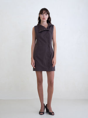 Secrets Dress, Brown