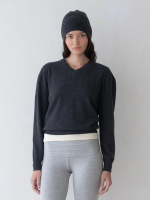 Knit Cap, Charcoal