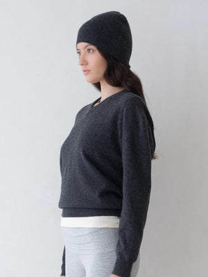 Knit Cap, Charcoal