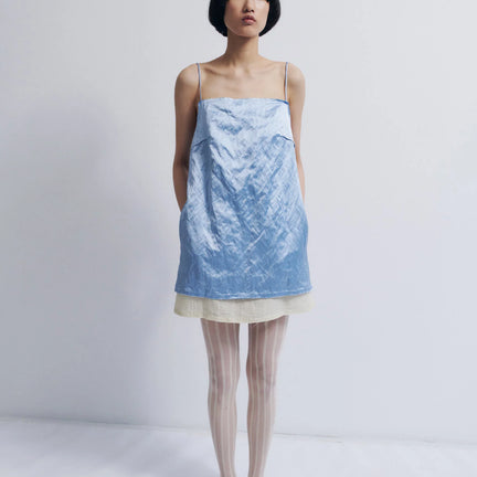 Yumeji Dress, Salvia Blue