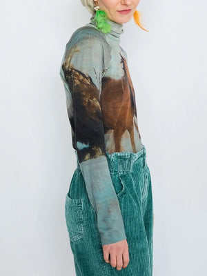 ORGANIC WOOL ROLLI _009-46-H PRINT H