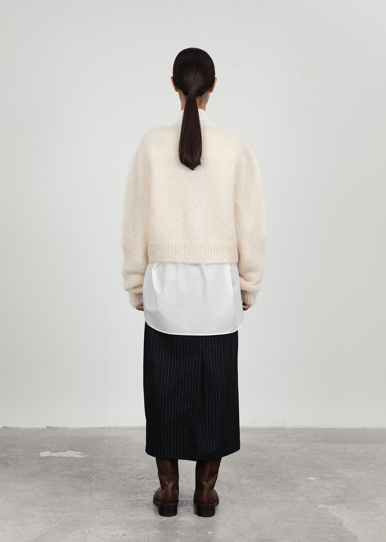 Grandma Cardigan, Ivory