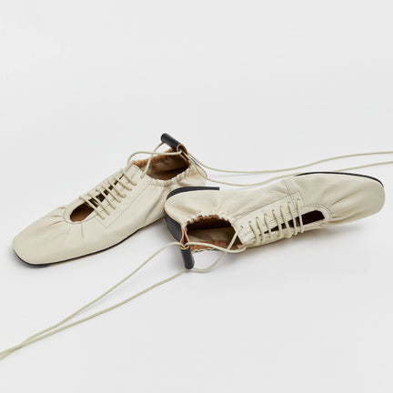 Consuelo Cream Ballerinas