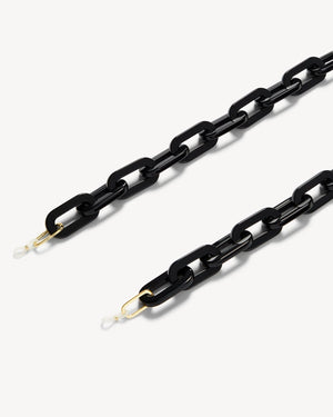 Chunky Sunglass Chain, Black