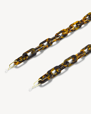 Chunky Sunglass Chain, Classic Tortoise