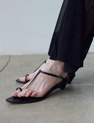 ORRE T- Strap Sandal, Black