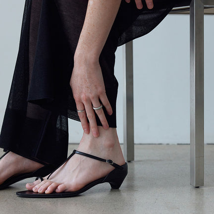 ORRE T- Strap Sandal, Black