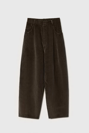 Corduroy Baggy Pants, Moss