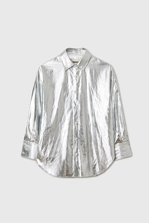 Cotton & Silk Shirt Silver