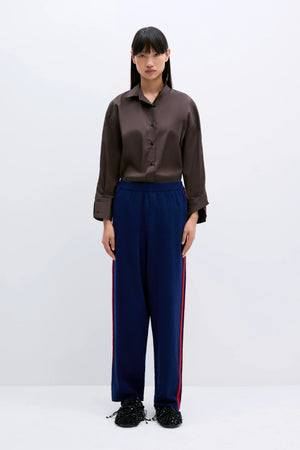 Merino Wool Pants, Midnight Blue