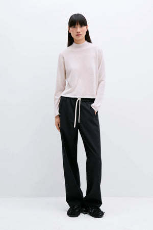 Tailoring Drawstring Pants, Black