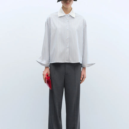 Embellished Striped Shirt