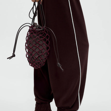 Handmade Beaded Net Bag