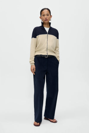 Low Rise Corduroy Pants, Navy