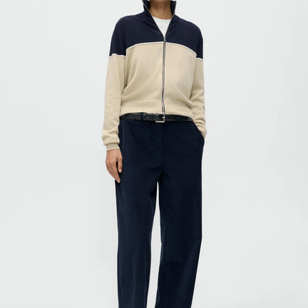 Low Rise Corduroy Pants, Navy