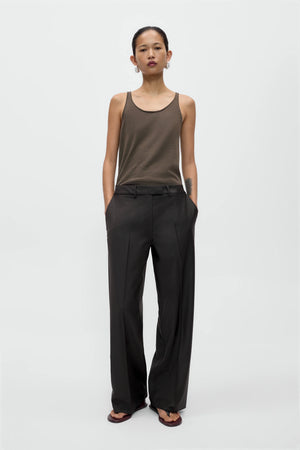 Merino Wool Tank Top, Taupe