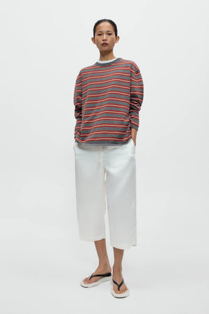 Organic Cotton Striped Long Sleeve Tee