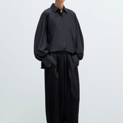 Sarouel Trousers, Black