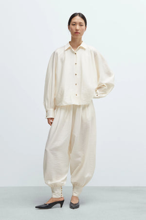 Sarouel Trousers, Marfil