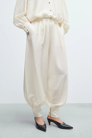 Sarouel Trousers, Marfil