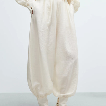 Sarouel Trousers, Marfil