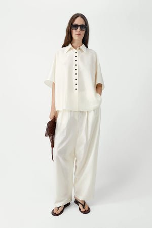 Short Sleeve Shirt, Marfil