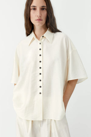 Short Sleeve Shirt, Marfil