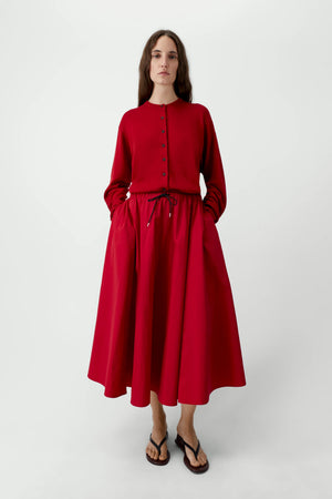 Technical Skirt, Red