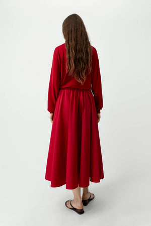 Technical Skirt, Red