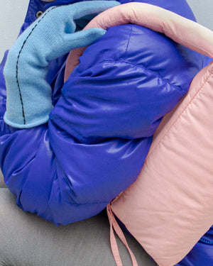 Short Stitch Gloves, Blue