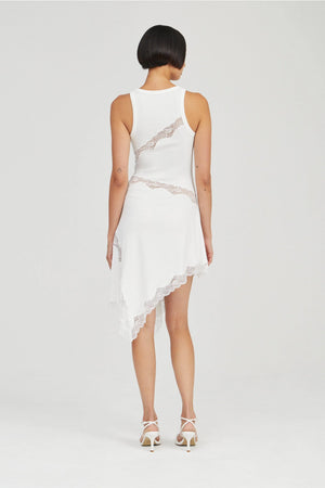 Echo Asymmetric Tank Dress, Moonstone