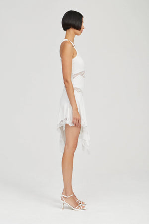 Echo Asymmetric Tank Dress, Moonstone