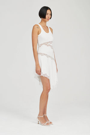 Echo Asymmetric Tank Dress, Moonstone