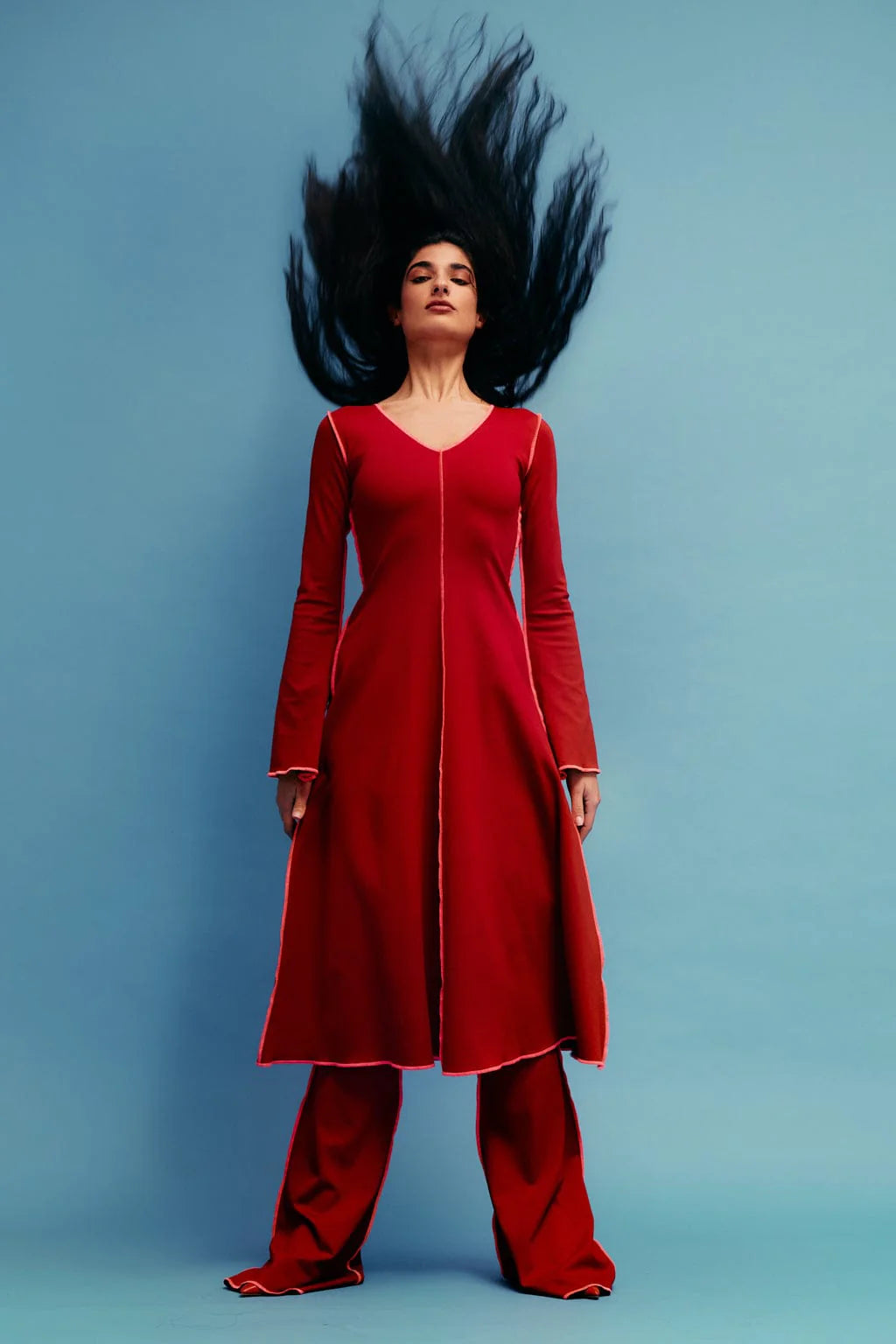 Clara Dress, Red