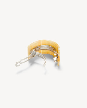French Pony Barrette, Sea Shell Checker