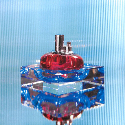 Glass Tabletop Lighter, Rouge