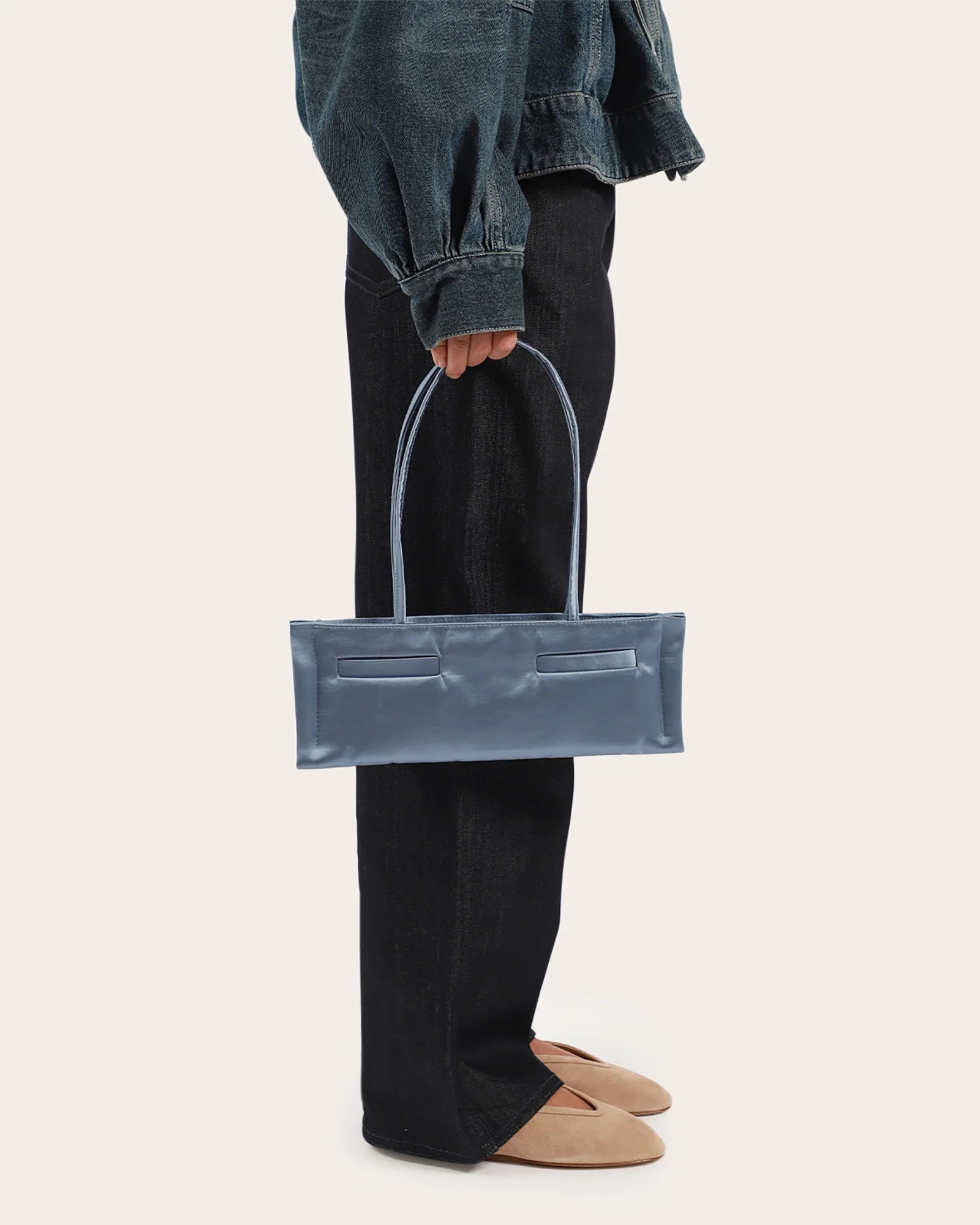 Rectangulo Pockets Bag, Light Blue