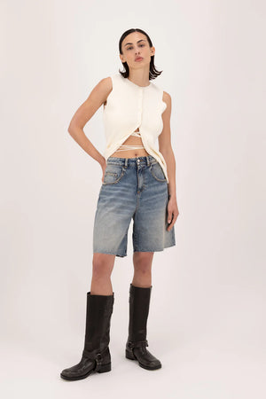 Lea Smoke Blue Shorts