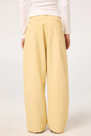 Levin Crisp Midi Trouser, Buttercream