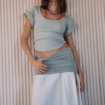 Mari Skirt, Heather Grey