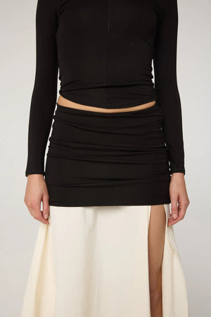 Mari Skirt, Black/Off White